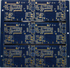 Meios furos PWB high-density, revestimento da superfície do ouro da imersão do protótipo da placa de circuito impresso