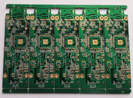 placas Multilayer eletrônicas Vias de 10layer FR4 TG170 com furo de Pluge da resina