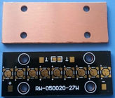 2 placa folheada de cobre do PWB da camada 1OZ, separação termoelétrico de ENIG da folha de cobre do PWB processada