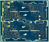 Placa azul do PWB do alto densidade do ouro da imersão para o instrumento