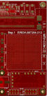 Placa vermelha do PWB da camada 1.60mm 1oz 4mil Bluetooth da máscara 4 da solda