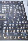 Placa de circuito impresso Multilayer preta ENIG do ODM do OEM da máscara da solda de superfície