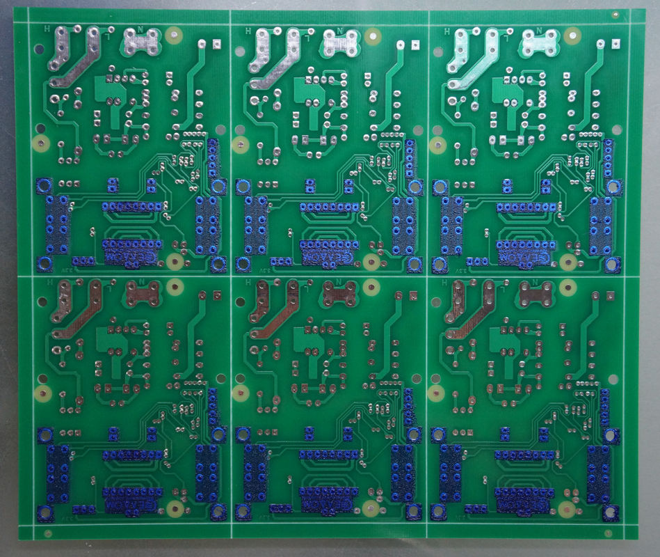Máscara azul da solda do verde do PWB do controle da impedância da colagem do OEM Peelable para o equipamento 5G