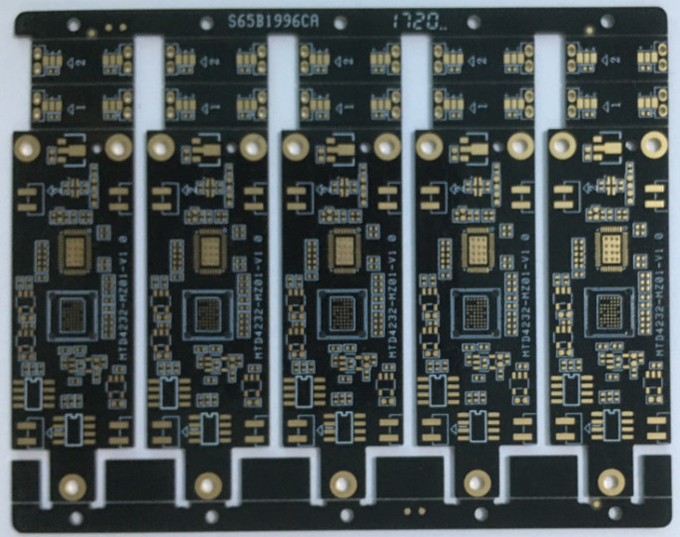 padrão da máscara IPC-A-160 da solda do preto da placa do PWB do protótipo da espessura de 1.2mm